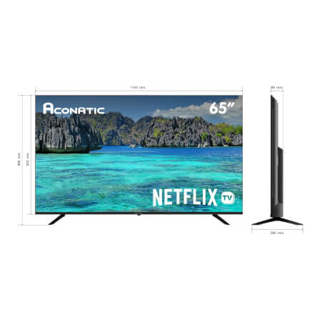 แอลอีดีทีวี 65 นิ้ว Aconatic 4K HDR Netflix 5.3  65US410AN รับประกัน 3ปี_2